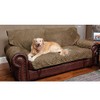 PetSafe Solvit Loveseat Full Coverage Pet Bed Protector, Cocoa