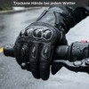 evermotor Winter Motorcycle Gloves, Goat Leather, Touchscreen Gloves, Waterproof, Certified,