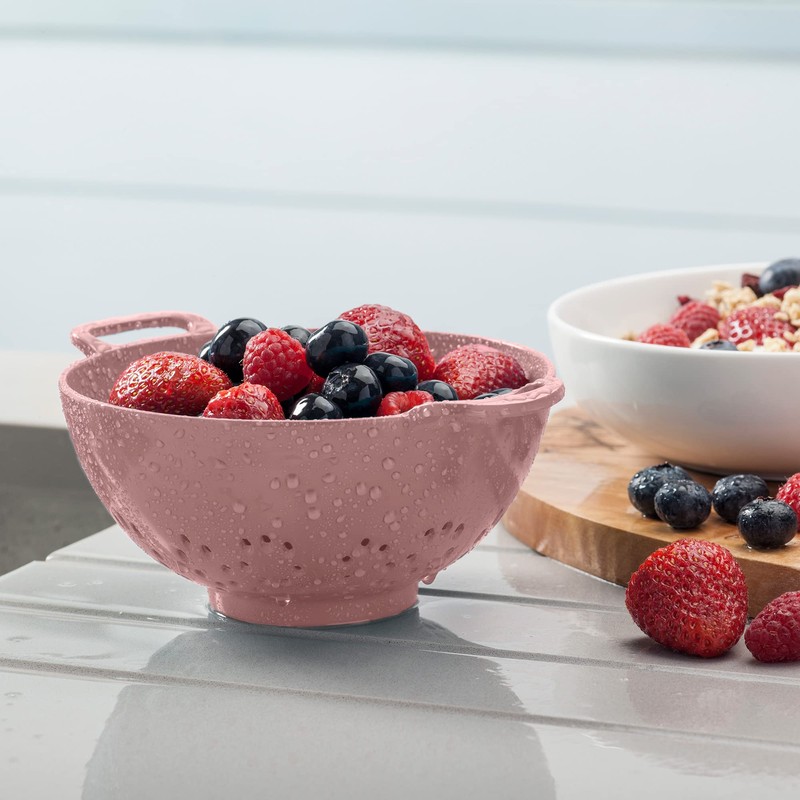 Zeal G209P Colander, Melamine,Pink,15cm