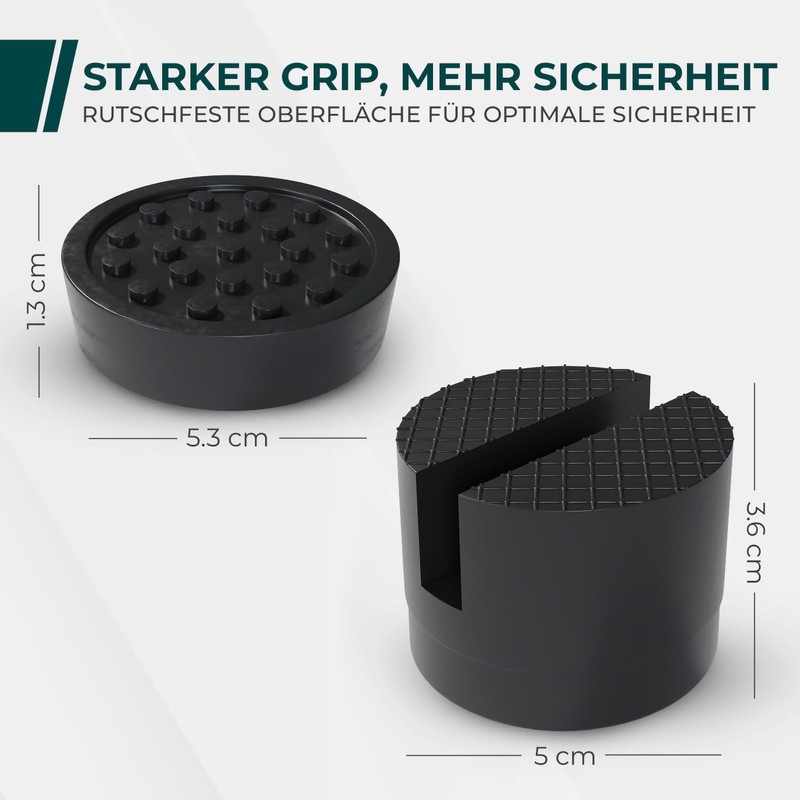 Universal Rubber Pad for Car Jack Protection Pad, Non-Slip, Ideal