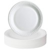 iPEAK Paper Plates Disposable Party Dishes 7inch - 18cm Natural