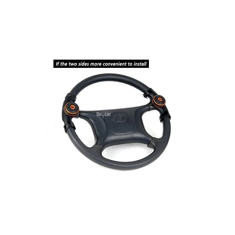 EasyTurn Plus Orange Steering Wheel Knob Easy Turn PVC Rubber