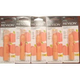 Revlon Lot Of 5 Revlon Juicy Peach Kiss Balm #015!