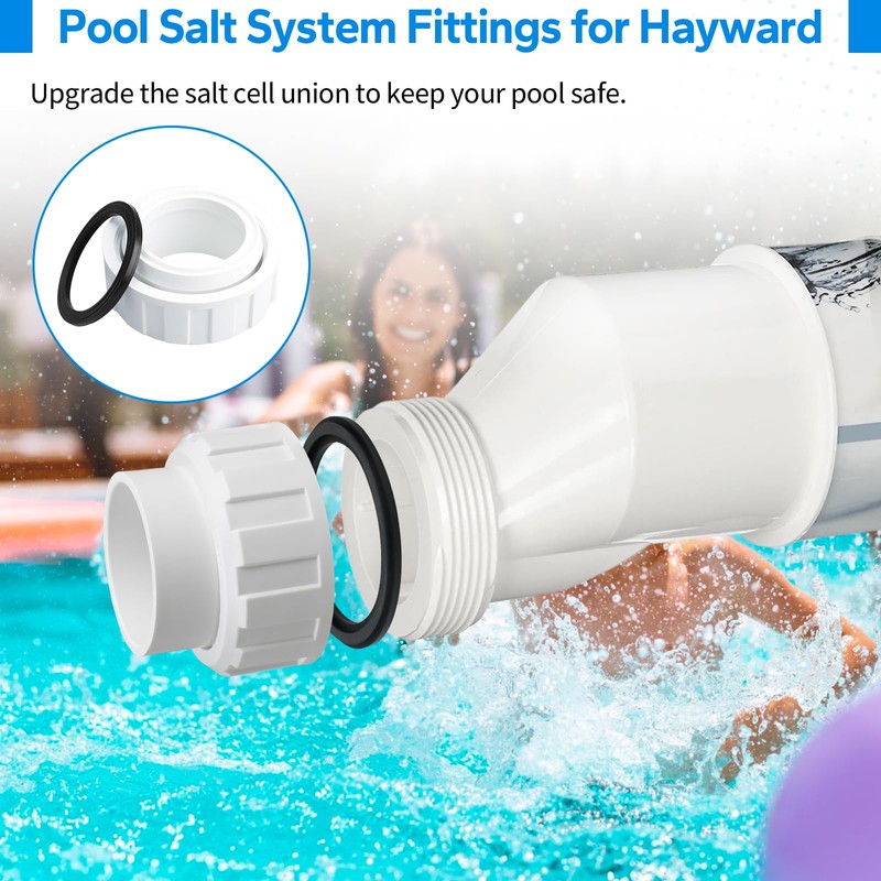 Salt Cell Union for Hayward Salt Chlorine Generators, 2" GLX-Cell-Union