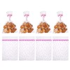 sourcing map 100pcs Clear Treat Bags, 11.8" x 7.9" Valentines