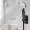 NearMoon Self Adhesive Shower Head Holder-Adjustable Handheld Shower Holder NO