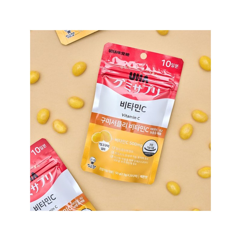 미카구토 구미서플리 비타민C 레몬맛 50g(2.5gx20구미) Mikaguto Gummy Supplement Vitamin C
