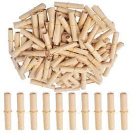 Guijinhao 200pcs Vintage Message Paper Scrolls Mini Lucky Wishing Paper Scrolls Write-On-It Valentine Message Paper Roll for Paper Write, for DIY, Gifts, Birthday, Anniversary Gifts Decor (A121-200