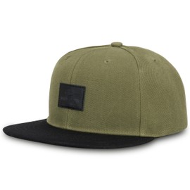 Johnny Urban ''Dean" Cap for Men and Women, Baseball Cap, Stylish Snapback Caps, Adjustable Size, Flat - Green/Black, Einheitsgröße