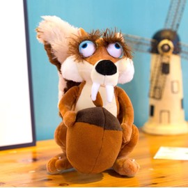 LYH2019 Funny Cute Animal Doll Ice Age 3 Scrat Squirrel Stuffed Plush Toy Gift 27 cm B