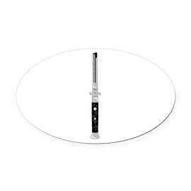 CafePress Switchblade Comb Euro Oval Car Bumper Magnet