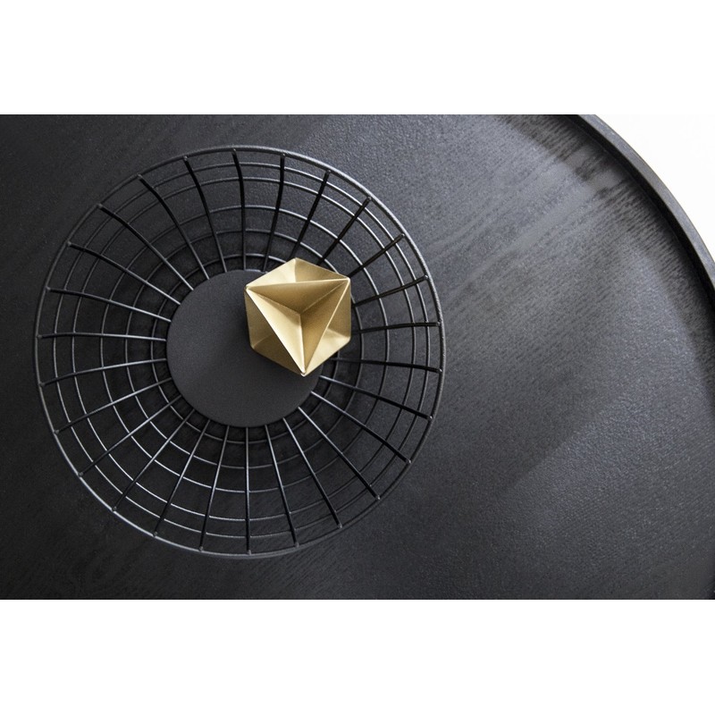 Menu Brass Metal Basket 25 x 25 x 10 cm