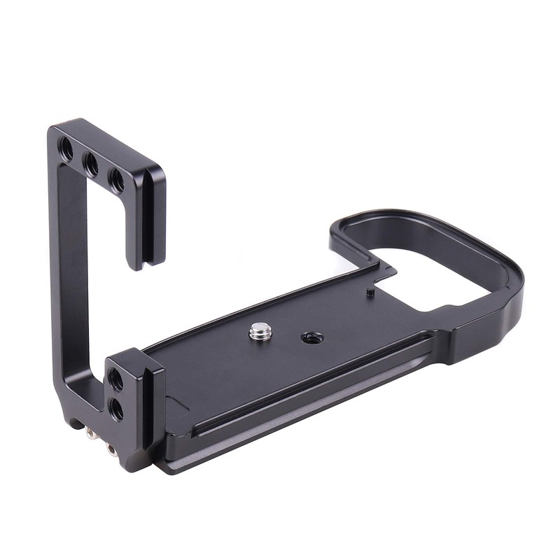 FOTGA Extendable Vertical Shoot Quick Release Plate L-shaped Bracket Holder