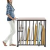 Art Storage Rack with 4 Locking Wheels - Large Canvas