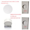 ARYEIELLSOW Thermostat Knob Fit with White Single or Double Pole