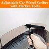 Car Wheel Eyebrow Scriber, Auto Dent Repair Tool, Body Line