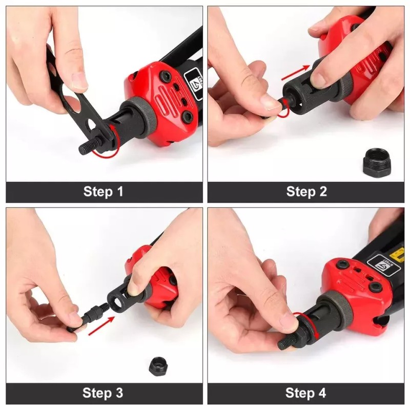 GIANTISAN Rivet Nut Mandrels Set 6 32 8 32 10-32