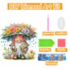 Easter Gnome Eggs and Flowers Diamond Painting Desktop Ornament Kit,