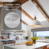 ALAISLYC 12 Inch Sandy White Farmhouse Pendant Lights Pendant Lights