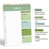 NASHRIO Daily Planner Notepad, A5 Size To Do List Notepad,