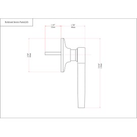 Designers Impressions Frankfort Black Handleset with Richmond Interior (We Key Lock Orders Alike for Free)