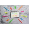 Pentel SES15C-FSX Brush Sign Pen Neon Blue Fibre Tip Brush