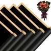 Aubeco 48 Sheets Waterproof Flower Wrapping Paper, Black Bouquet Wrap