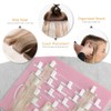 Lanshii Acrylic Hair Extension Organizer Hair Extension Placement Board with