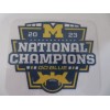 MICHIGAN WOLVERINES 2023 COLLEGE FOOTBALL #1 NATIONAL CHAMPIONS GO BLUE