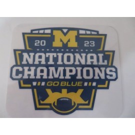 MICHIGAN WOLVERINES 2023 COLLEGE FOOTBALL #1 NATIONAL CHAMPIONS GO BLUE MAGNET