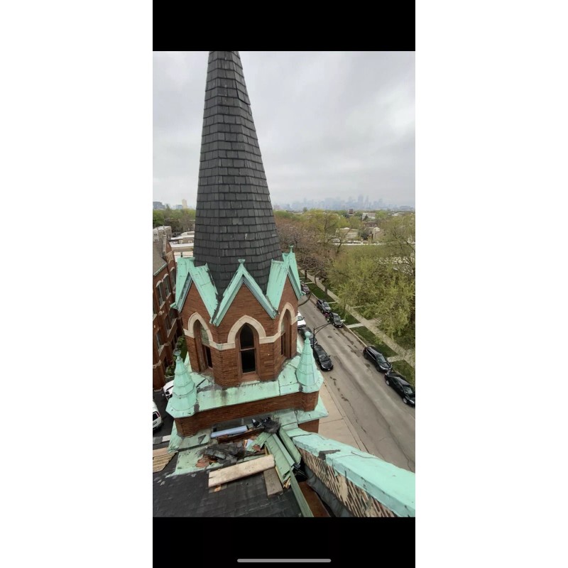 Vermont New Natural Slate Tile Roofing Gray Green 1” Thickness