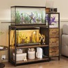 Welfuturer 20 Gallon Aquarium Stand with Power Outlets Fish Tank