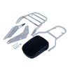 TCT-MT Chrome Backrest Sissy Bar Luggage Rack Fits for Magna