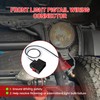 RED WOLF 2PCS Front Turn Signal Light Connector Plug Harness