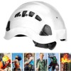 Outdoor Rescue Helmet Rock Safety Rappelling Gear Belay Device for