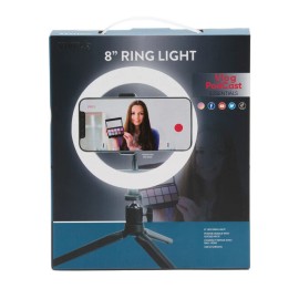 Vivitar NIB Vivitar 8 inch Led Ring Light - Live Stream Vlogger Smartphone Tripod Mount