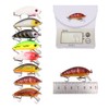 ANCLLO 43 Pieces Diving Fishing Lure Set Multi-Color Artificial Bait