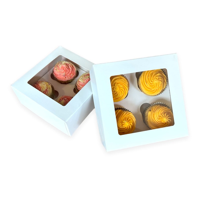 Bake Pro | 10 x Premium 4 Cupcake Box |