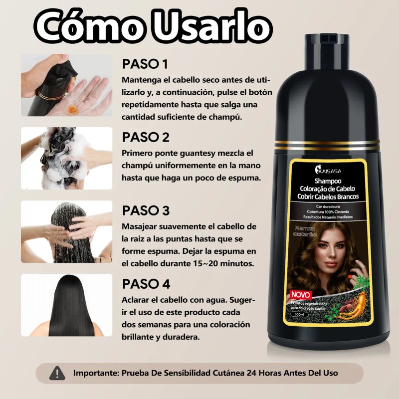 Shampoo Para Cubre Canas