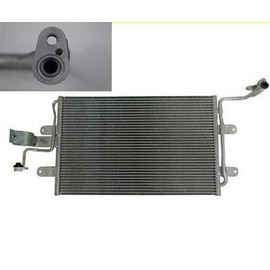 A/C AC Condenser for 2005 Volkswagen Golf 1.8L-1.9L-2.0L-2.8L WITH DISCHARGE LINE BOLT ON TOP-PLEASE VERIFY