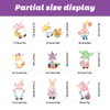 Easter Decorations Window Clings - 9 Sheets of Festive Easter
