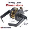 Oakmoore Commercial Door Handle - Vacant Occupied Bathroom Lock |