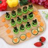 NEW LIVE 35 Pack Cookie Cutters Vegetable Fruit Cutter Shapes