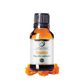 Tagetes Essential Oil – 100% Pure Steam Distilled from Tagetes minuta Flowers | Sweet, Citrusy Aromatherapy Oil for Relaxation & Massage | Top Note | Natural & Undiluted | India | 15ml