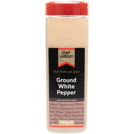 Chef William Ground White Pepper - unit