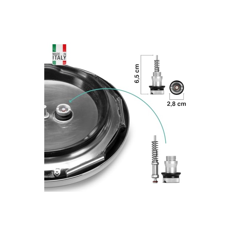 OPPAHA Zepter Operating Valve Compatible with Syncro Clik Pressure Lid