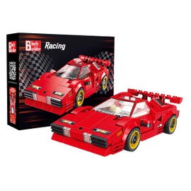 Lambo Countach Racing Car Building Block Set (355 Pieces). Racing Car Building Blocks for Kids and Adults