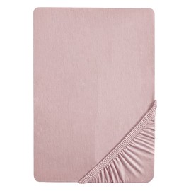 roba Lil Planet Fitted Sheet 40 x 90 - 45 x 90 cm - Baby Bed Sheet for Bassinet / Cradles - Organic Cotton - GOTS and Oeko-Tex Standard 100 - Pink / Mauve