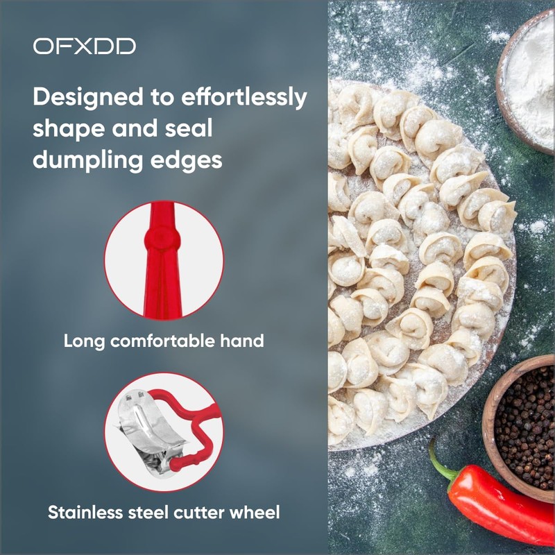 Round Dough Cutter Roller - Pack of 2 - Rolling