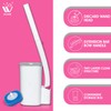Toilet Bowl Cleaner, with 8 Replacement Heads & Storage Caddy